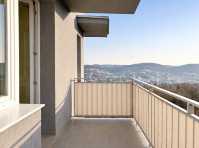 Moderní byt 2+kk s balkonem, 56,5m2, Zlín, ulice Podlesí, Jižní svahy